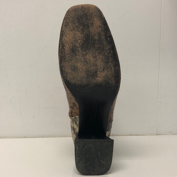 Freda Salvador Charm Snake and Croc Ankle Boots - Picture 4 of 12